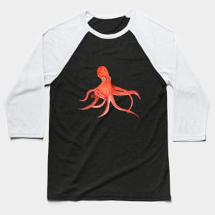 red octopus Baseball T-Shirt